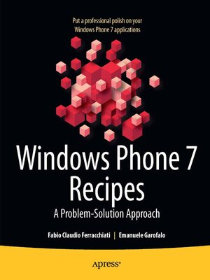 cover image of Windows Phone 7 Recipes